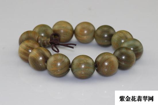 绿檀手串十几元的是真的吗